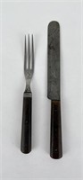 Civil War Soldiers Knife and Fork Mess Kit