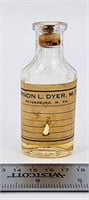 Early Vernon L Dyer Petersburg, WV Medicine Bottle