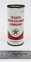 Antique Texaco Upper Cylinder Lubricant Metal Can