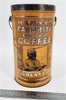 Mammy’s Favorite Brand Coffee Antique Coffee Can
