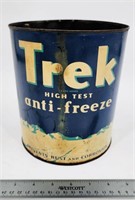 Trek High Test Anti Freeze Gallon Metal Can