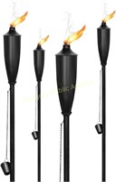 4pk Deco Window 60” Garden Torch