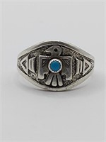 Shop Wheeler, Navajo Sterling Silver Turquoise Rig