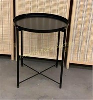 End/Side Table Round Black 20” *