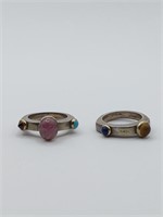 Tulla Booth, Sterling Silver and 14KT Gold 2 Ring