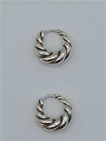 David Yurman, Sterling Silver Earrings