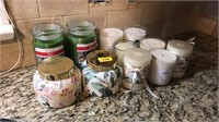 8 ASST. UNUSED CANDLES