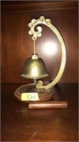 BRASS AND WOOD BELL