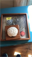 2 PC OF WALL HANGING CORAL ART