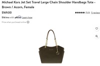 Michael Kors Jet Set Travel Large Chain Shoulder e