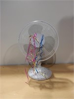 12 in. Portable Personal Table Fan White