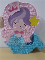 Unique Piñata Mermaid Pink/Blue/Purple With Star d