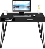 Office Computer Hairpin Leg Desk with Drawer