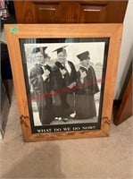 3 Stooges Picture 25" x 30.5"