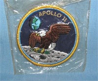 Rare original large Apollo 11 moon landing patch