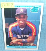 Kenny Lofton rookie baseball card