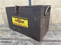 Retro portable insulated ice box