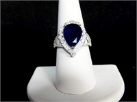 ANTIQUE STYLE 4.88 CT. CREATED SAPPHIRE