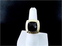 ANTIQUE STYLE 8 CT. CREATED GARNET RING BASE