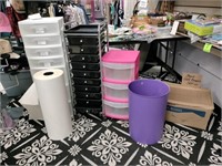 Storage Drawers, Gift Boxes, Roll of Packing Paper