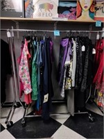 Woman’s Clothing Size L, Clothing Rack INCLUDED