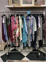 Woman’s Clothing Size S, Clothing Rack INCLUDED