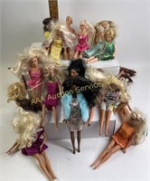 20 assorted Barbies