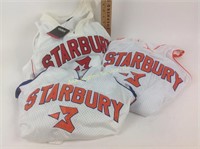 3- Starbury basketball jerseys (w/tags, sz. M,