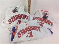 3- Starbury basketball jerseys (w/tags, sz.