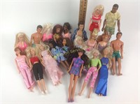 Lot of Barbie and Ken Dolls