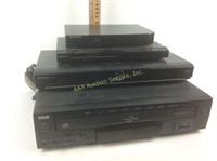 Samsung Blue-ray player, Sony DVD Player, Sharp