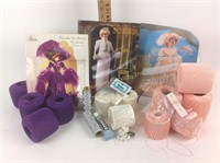 Crochet collector costume kits for doll clothes,