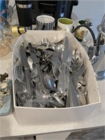 Huge box of silverware!!! UNTESTED