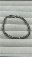 Sterling Silver 7" Italian Rope Bracelet