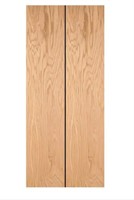 36 in. x 80 in. Flush Wood Closet Bi-fold Door