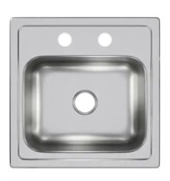 15 in. Drop-in Single Bowl Stainless Bar Sink