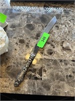 STERLING SILVER HANDLED CAKE SERVING KNIFE