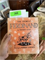 VINTAGE THE STORY OF FERDINAND BOOK R LAWSON