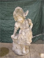 20 inch Concrete Girl Statue