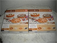 (2) Copper Chef 9 inch Perfect Cake Pans