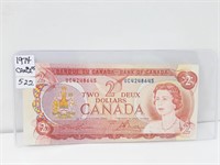 1974 Canada $2 Bill- Nice