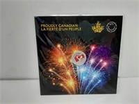 2017 $5 Fine Silver Coin "proudly Canadian"