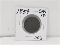 1859 Canada 1 Cent