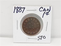 1887 Canada 1 Cent