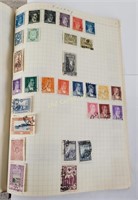 Vtg Stamps, Travancore Tunisia Turkey Ukraine