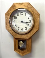 Wall hanging clock/battery operated
