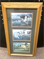 Holstein cow themed print