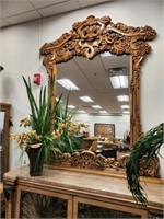 Massive Hand carved Mirror