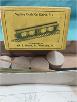 M.B. Austin Jr Pickle Car Kit. Model Train Car