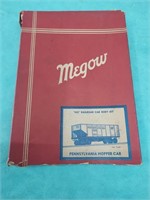 Megow HO Railroad Car Body Kit. Pennsylvania